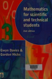 Cover of Mathematics for scientific and technical students by H. Davies