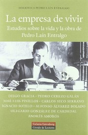 Cover of La empresa de vivir by Diego Gracia