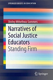 Front cover of Narratives of Social Justice Educators by Shirley Mthethwa-Sommers