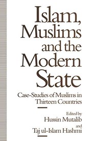 Front cover of Islam, Muslims and the Modern State by Hussin Mutalib