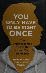 Front cover of You only have to be right once by Randall Lane