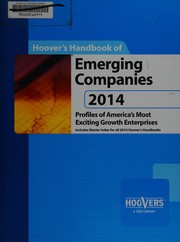 Front cover of Hoover's handbook of emerging companies 2014 by Hoover's, Inc