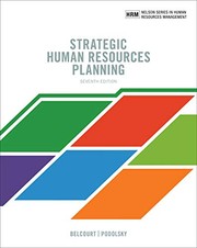 Front cover of Strategic Human Resources Planning by Monica Belcourt