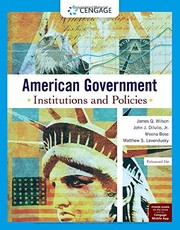 Front cover of American government by James Q. Wilson