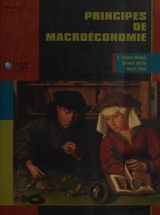 Cover of Principes de macroéconomie by Germain Belzile