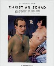 Front cover of Christian Schad by Christian Schad
