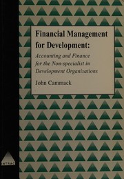 Front cover of Financial Management for Development (INTRAC NGO Management & Policy) by John Cammack