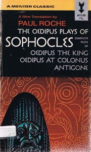 Front cover of The Oedipus Plays of Sophocles by Sophocles