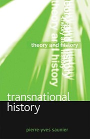 Front cover of Transnational History by P. Saunier