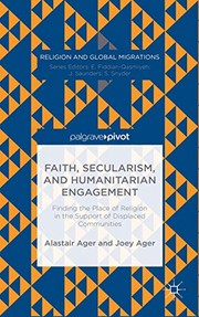 Front cover of Faith, Secularism, and Humanitarian Engagement by Joey Ager