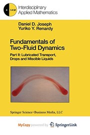 Cover of Fundamentals of Two-Fluid Dynamics : Part II by Daniel D. Joseph
