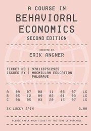 Front cover of A course in behavioral economics by Erik Angner