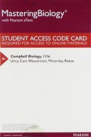 Front cover of Mastering Biology with Pearson eText -- Standalone Access Card -- for Campbell Biology by Lisa A. Urry