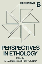 Cover of Perspectives in Ethology by P. Bateson