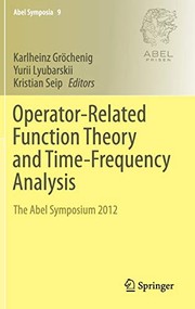 Cover of Operator-Related Function Theory and Time-Frequency Analysis by Karlheinz Gröchenig