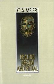 Cover of Healing Dream and Ritual by Carl Alfred Meier