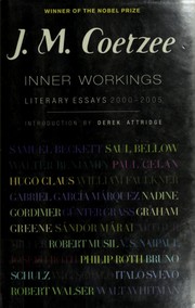 Cover of Inner Workings by J. M. Coetzee