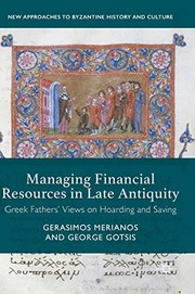 Front cover of Managing Financial Resources in Late Antiquity by Gerasimos Merianos