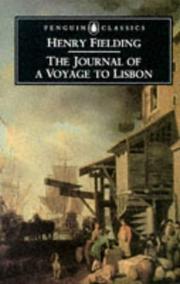 Front cover of The journal of a voyage to Lisbon by Henry Fielding