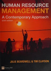 Cover of Human resource management by Julie Beardwell