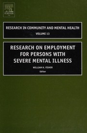 Front cover of Research on employment for persons with severe mental illness by William H. Fisher