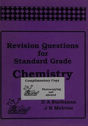 Front cover of Revision questions for Standard Grade chemistry by Douglas Buchanan