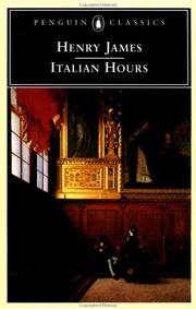 Cover of Italian Hours by Henry James