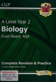 Front cover of A-Level year 2 biology. exam board by Charlotte Burrows