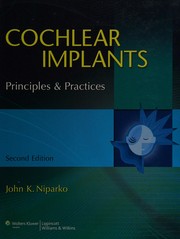 Cover of Cochlear implants by John K. Niparko