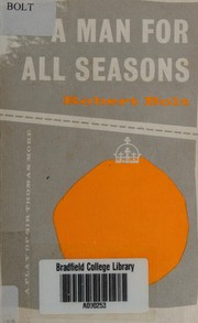 Cover of A man for all seasons by Robert Bolt