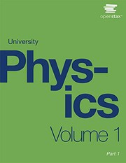 Cover of University Physics Volume 1 by OpenStax