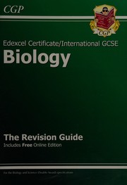 Front cover of IGCSE biology for Edexcel by Paddy Gannon