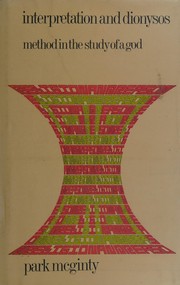 Cover of Interpretation and Dionysos by Park McGinty