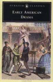 Front cover of Early American drama by Jeffrey H. Richards