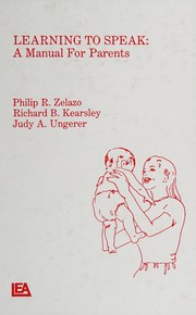 Cover of Learning to speak by Philip R. Zelazo