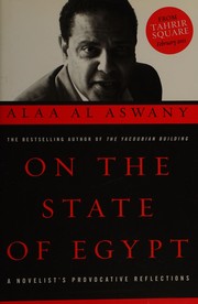 Front cover of On the state of Egypt by ʻAlāʼ Aswānī