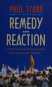 Front cover of Remedy and reaction by Paul Starr