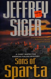 Front cover of Sons of Sparta by Jeffrey Siger