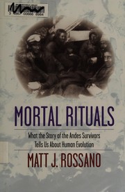 Cover of Mortal Rituals by Matt J. Rossano