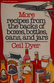 Front cover of More recipes from the backs of boxes, bottles, cans, and jars by Ceil Dyer