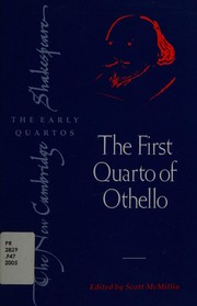 Front cover of The first quarto of Othello by Scott McMillin