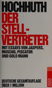 Cover of Der Stellvertreter by Rolf Hochhuth