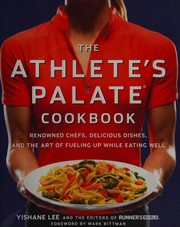 Front cover of The athlete's palate cookbook by Yishane Lee