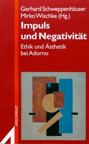 Cover of Impuls und Negativität by Gerhard Schweppenhäuser