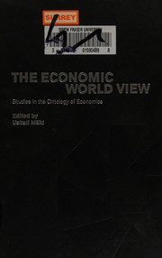 Cover of The economic world view by Uskali Mäki