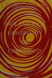 Cover of True and false universality of Christianity by Claude Geffré