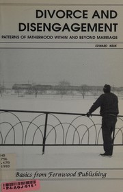 Front cover of Divorce and disengagement by Edward Kruk