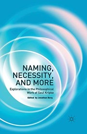 Cover of Naming, Necessity and More by Jonathan Berg