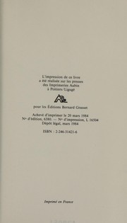 Cover of La tyrannie de l'imprimé by Marthe Robert