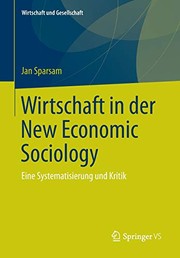 Front cover of Wirtschaft in der New Economic Sociology by Jan Sparsam